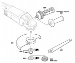 Bosch 3 601 H56 101 Gws 26-230 Jh Angle Grinder 230 V / Eu Spare Parts